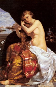  Jules Tableau - Jules Venitienne A Sa Toilette néoclassicisme Jacques Louis David